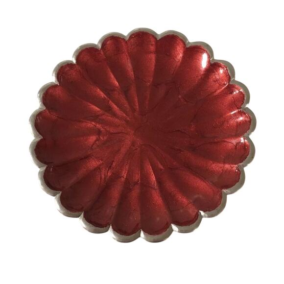 JULIA KNIGHT PEONY POMEGRANATE 6" PEDESTAL STAND - RETIRED - Picture 3 of 7